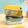 Caja de almuerzo de plástico personalizable microondas portátil para estudiantes caja de almuerzo de comedor para adultos caja de bento de estilo japonés bento Application Scenario